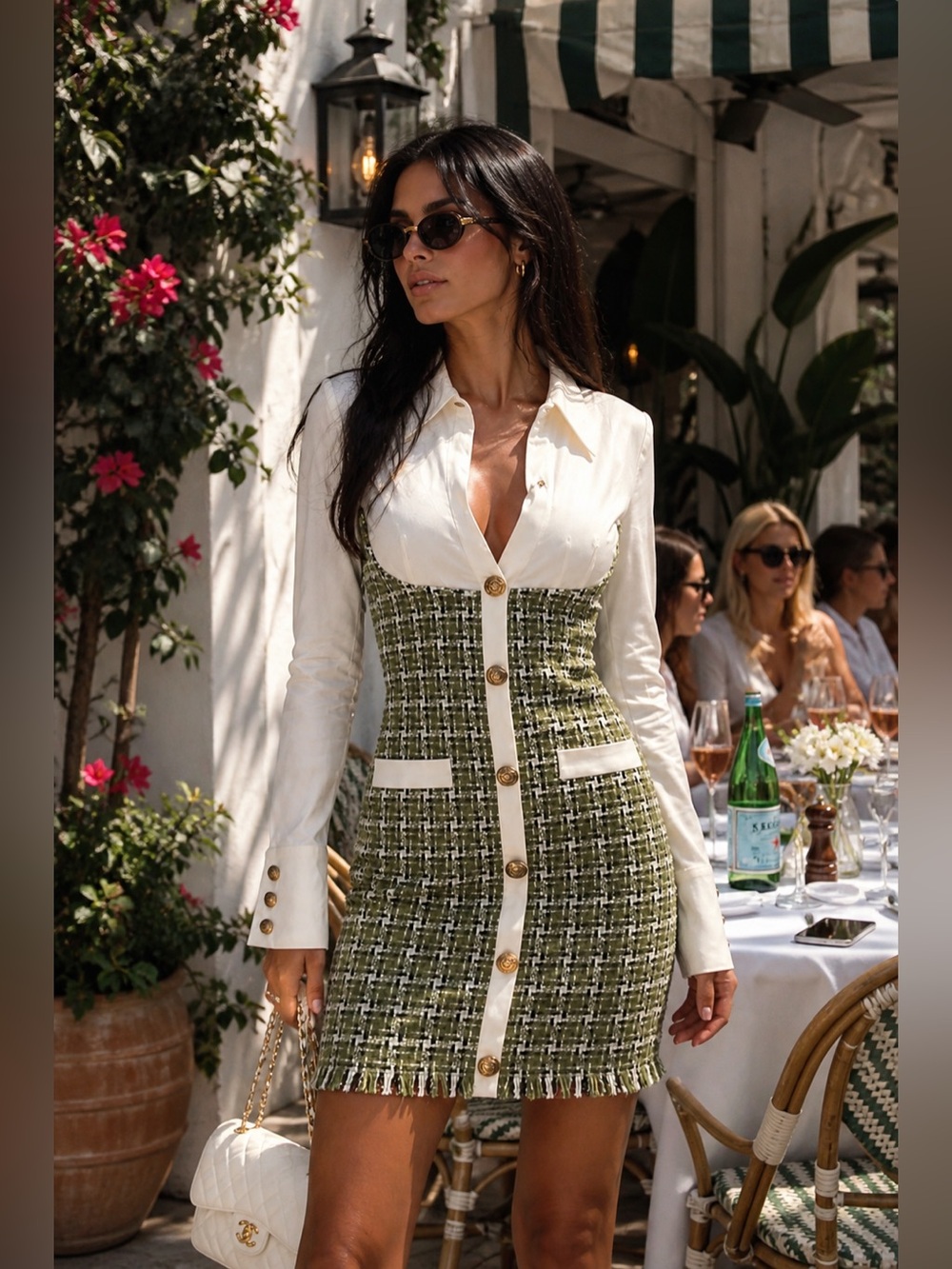 MM tweed dress S